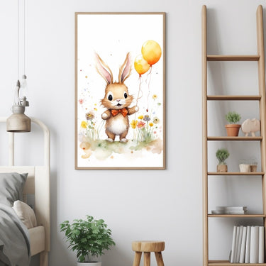 Vintage Bunny Painting